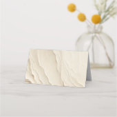 Carte De Placement Ivoire Crème Bohème Table Texturée (Dos)