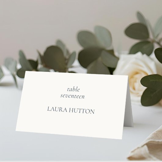 Carte De Placement Ivory | Chic Monogram Wedding 