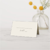 Carte De Placement Ivory Photo Wedding (Devant)