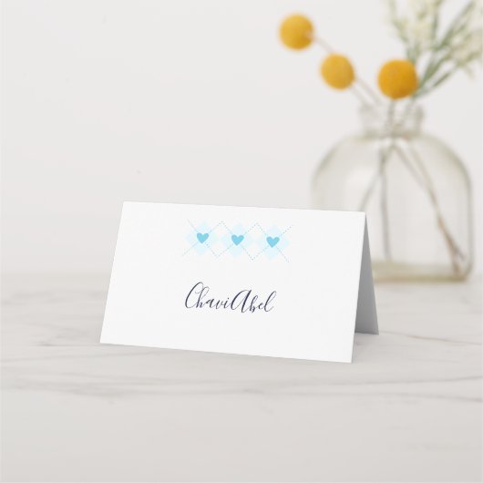 Carte De Placement Jacquard agréable (Devant)
