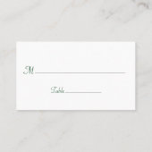 Carte De Placement Jade Flourish - Occasion spéciale (Dos)