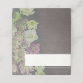 Carte De Placement Jardin Hellebore Bois et Blanc Placard (Extérieur déplié)