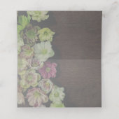 Carte De Placement Jardin Hellebore Bois et Blanc Placard (Intérieur déplié)