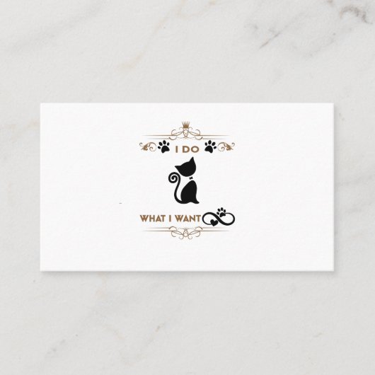 Carte De Placement je fais ce que je veux (Devant)