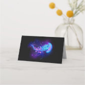 Carte De Placement Jellyfish éclatante couleur (Dos)