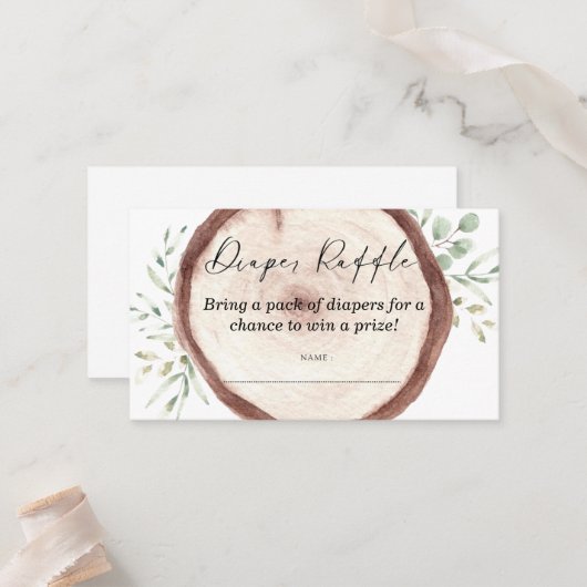 Carte De Placement Jeu de Baby shower de caleçon (Devant/Arrière en situation)