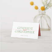 Carte De Placement Joli Boho Creme Rose Mariage (Dos)