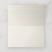 Carte De Placement Joli fentes Brown accrochées à l'envers (Intérieur déplié)