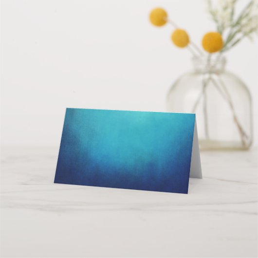 Carte De Placement Joli Mandala bleu Abstrait (Dos)