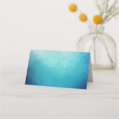 Carte De Placement Joli Mandala bleu Abstrait (Devant)