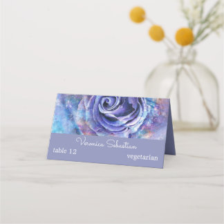 Carte De Placement Joli Rose aquarelle