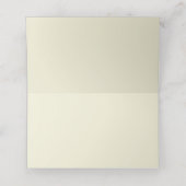 Carte De Placement Jolie feuille de pomme blanche nom de table nom ca (Intérieur déplié)