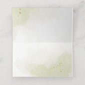 Carte De Placement jolies fleurs violettes feuilles vertes (Intérieur déplié)