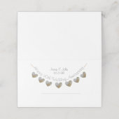 Carte De Placement Joyeux 30e anniversaire de Mariage battement de co (Extérieur déplié)