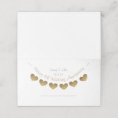 Carte De Placement Joyeux 5e anniversaire Mariage, boisé (Extérieur déplié)