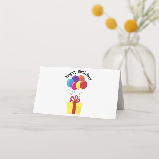 Carte De Placement Joyeux anniversaire ! (Devant)