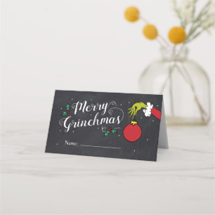 Carte De Placement Joyeux Grinchmas Fête de Noël du Grinch