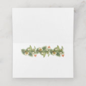 Carte De Placement Joyeux Noël Plié Carte Place (Intérieur déplié)