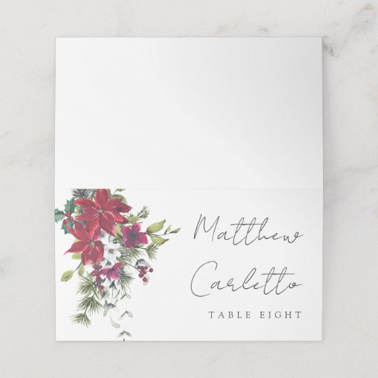 Carte De Placement Joyeux petit Mariage (Extérieur déplié)