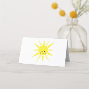 Carte De Placement Joyeux soleil