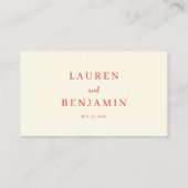 Carte De Placement Joyful Red Cherry Border (Dos)