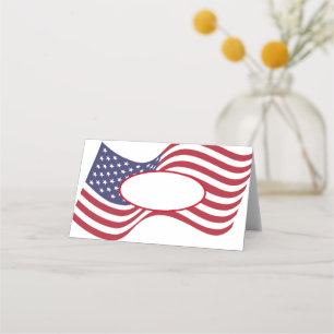 Carte De Placement Juillet Nom de la quatrième partie Place Card