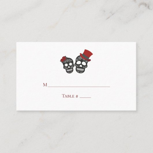 Carte De Placement Jusqu'à ce que la mort nous sépare | MARIAGE (Devant)