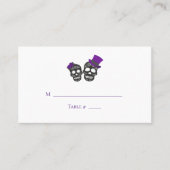 Carte De Placement Jusqu'à ce que la mort nous sépare Mariage pourpre (Devant)