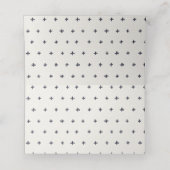 Carte De Placement Kraft Navy Pine Woods Mountain Sketch Mariage (Intérieur déplié)