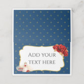 Carte De Placement La beauté et la bête inspiré Mariage (Extérieur déplié)