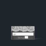 Carte De Placement La collection de Mariages Chalkboard & Lace<br><div class="desc">Célébrez dans le style avec ces cartes de place mariage de style dentelle et tableau. Les éléments mariages correspondants se trouvent dans la collection.</div>