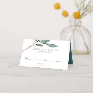 Carte De Placement La collection de Mariages de liss botaniques