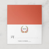 Carte De Placement La collection de Mariages d'été de Bohême (Extérieur déplié)