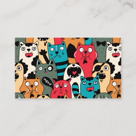 Carte De Placement La Crowd of cats (Devant)