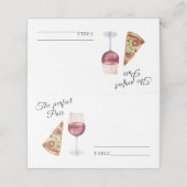 Carte De Placement La douche de mariée parfaite - mariage place (Extérieur déplié)