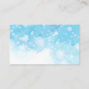 Carte De Placement La neige d'hiver  Vacances