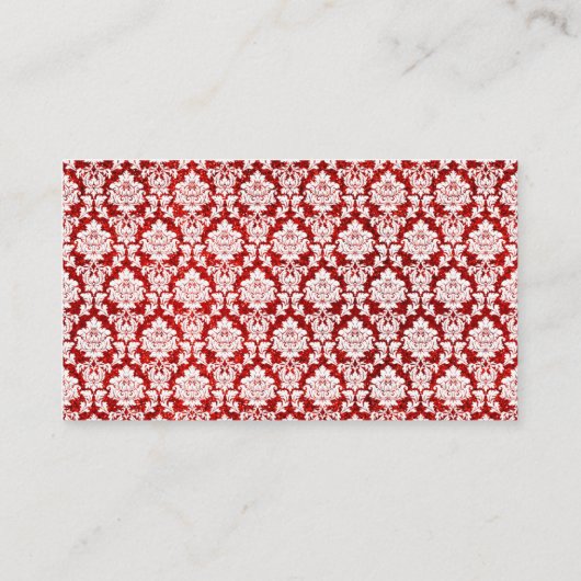 Carte De Placement La Parties scintillant Damask Las Vegas Mariage Co (Dos)