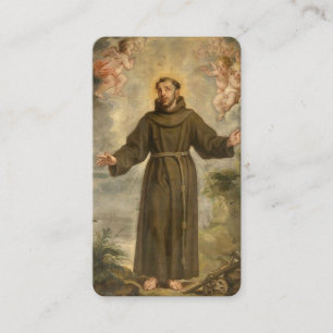 Carte De Placement La prière de saint François d'Assise