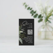 Carte De Placement La verdure et la feuille d'or | Partagez vos photo (Debout devant)