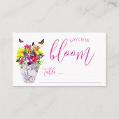 Carte De Placement L'amour dans la floraison Mariage (Devant)