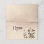 Carte De Placement Lapin Jack Spring (Extérieur déplié)