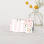 Carte De Placement Lapin Lapin Rose Doux Lapin Lapin Bébé Fille Nourr (Dos)