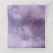 Carte De Placement Lavande rustique et Mariage en marbre d'Eucalyptus (Intérieur déplié)