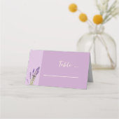 Carte De Placement Lavender Love Mariage (Devant)