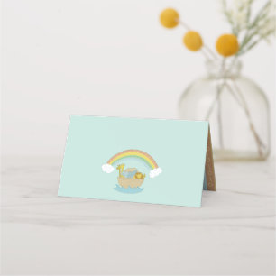 Carte De Placement Le Baby shower d'arche de Noah