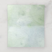 Carte De Placement Le Baby shower Succulent Floral Blanc (Intérieur déplié)