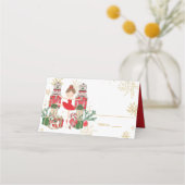 Carte De Placement Le ballet de Noël Casse-Noisette Brunette Tutu rou (Dos)