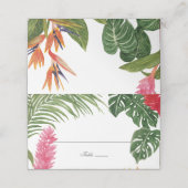 Carte De Placement Le rêve tropical (Extérieur déplié)