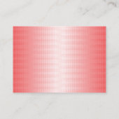 Carte De Placement Les touches rouge, orange et rose se mélangent (Dos)