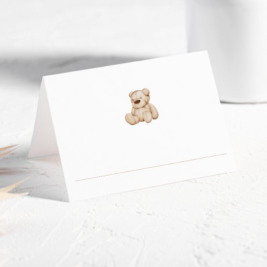 Carte De Placement Lettres Boho Neutral Bois Block